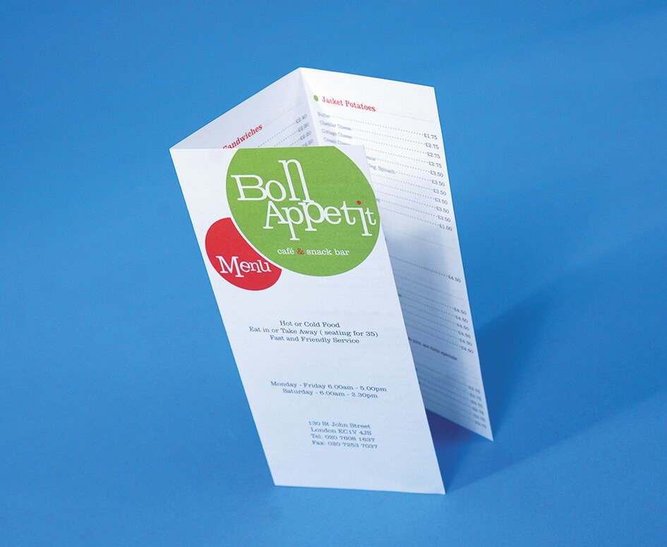 BON APPETIT SAMPLE DESIGN - Glasgow Creative