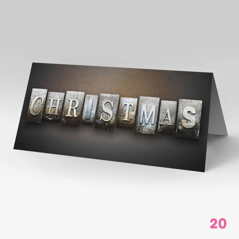 Greetings Christmas Card - Glasgow Creative