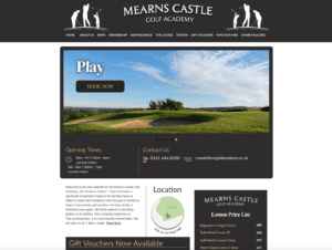 Mearns Castle Golf Academy - Old Website