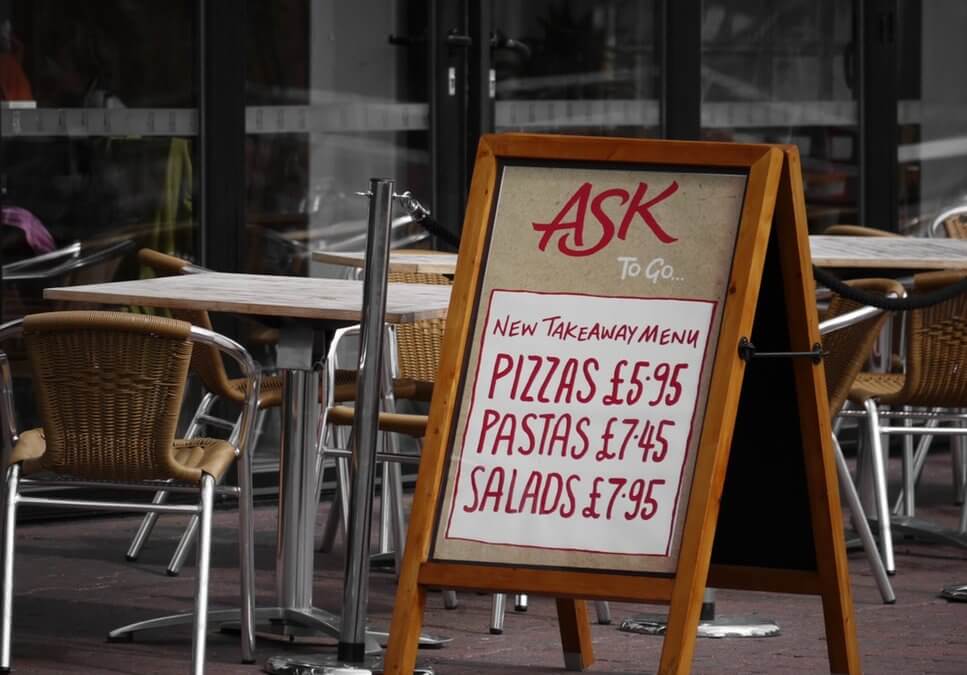 glasgow creative, right pavement sign