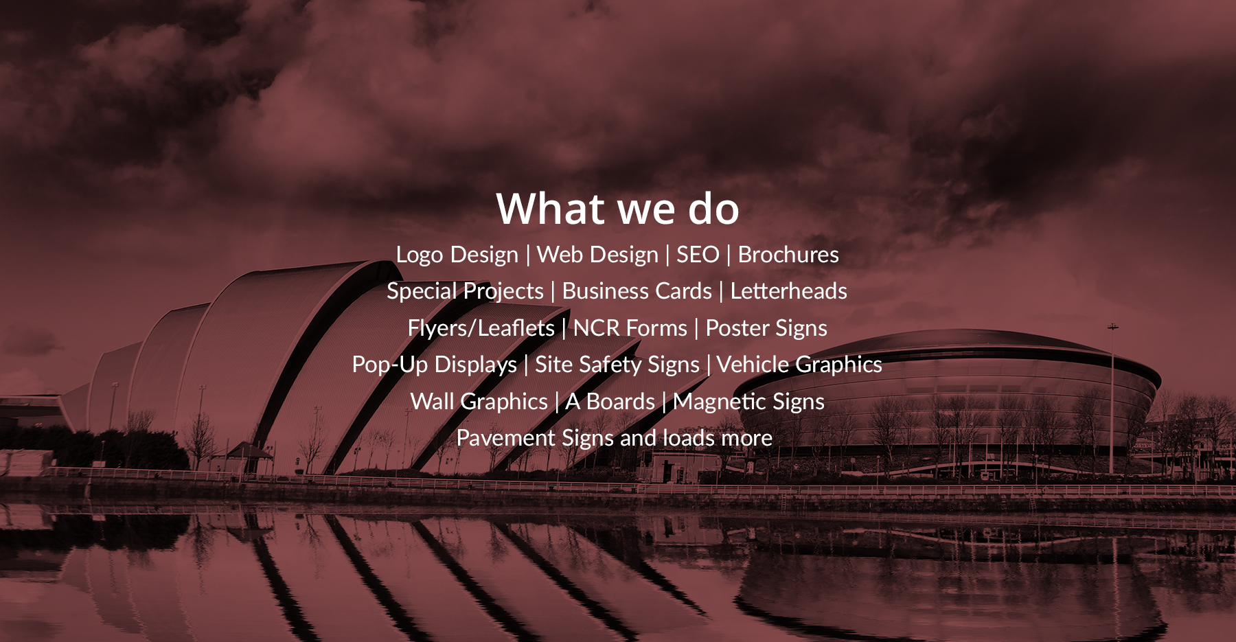 Large Homepage what-we-do-glasgow-creative