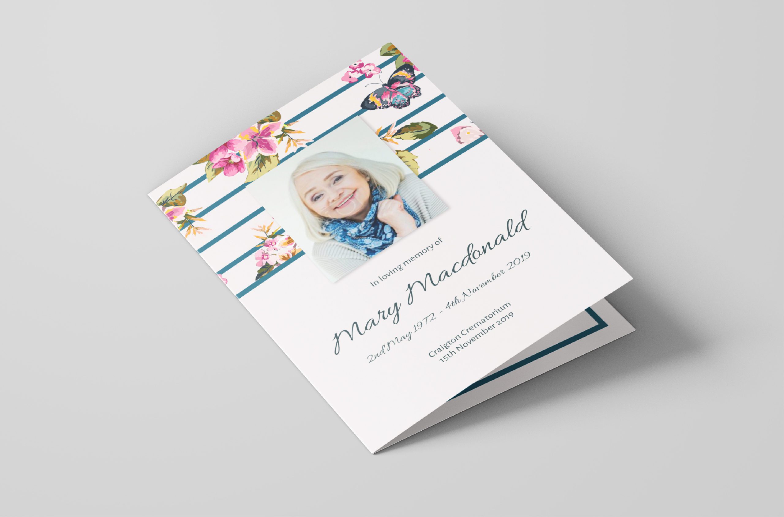 Funeral Cards Template 3