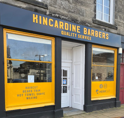 Glasgow Creative: Effective Storefront Signage for Kincardine Barbers