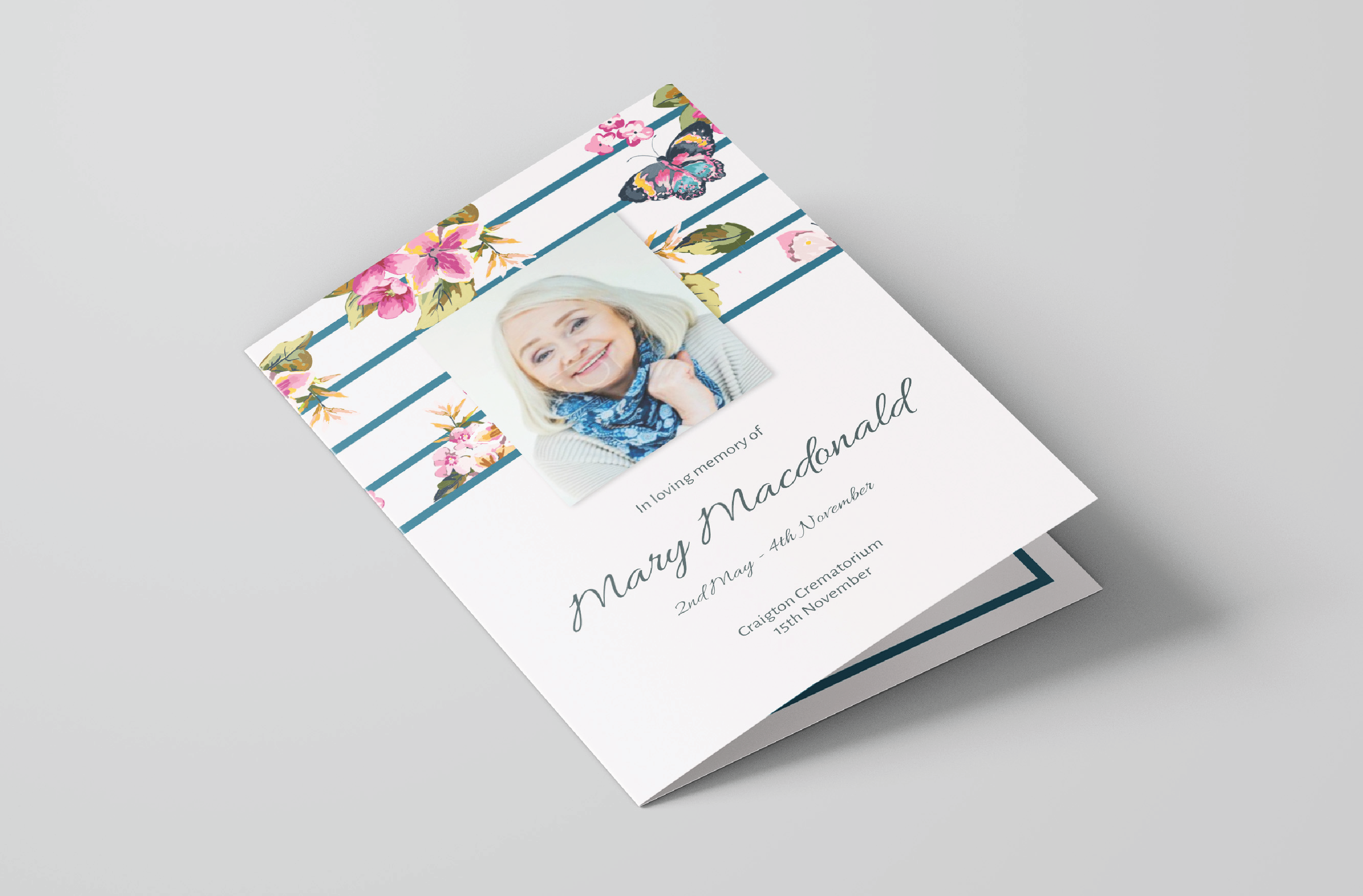 Funeral Cards Template 3